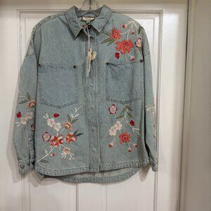 NEW with Tags $305 Johnny Was Levi Embroidered Jacket sz XS- S- M